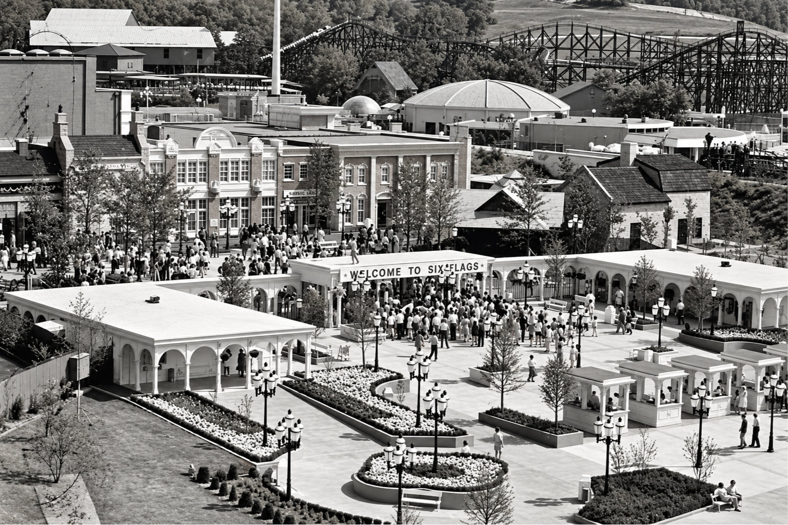Six Flags over MidAmerica - Entrance