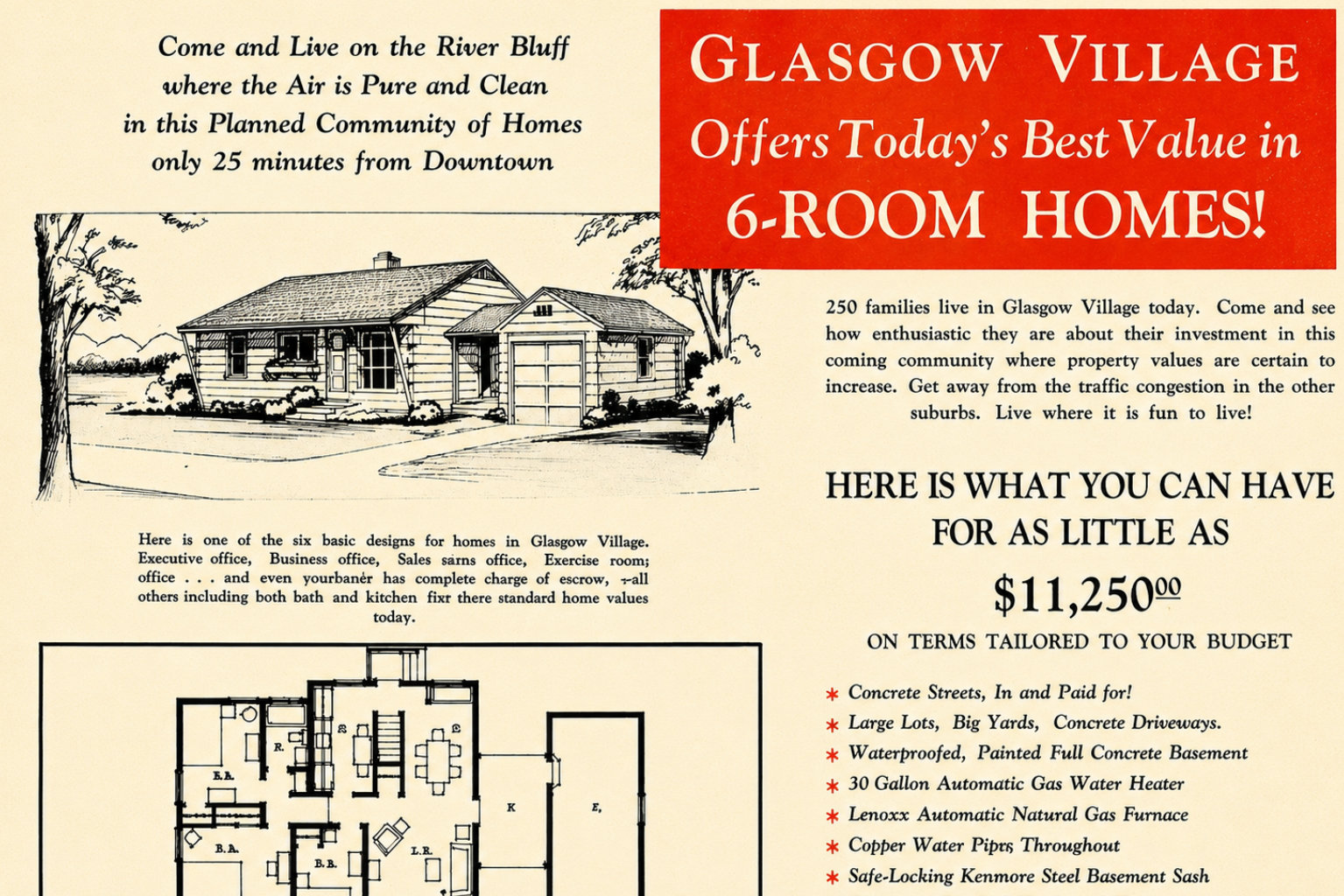 Glasgow Village - Homes