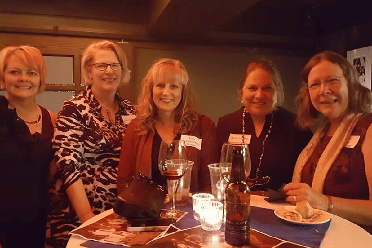 Kim, Joan, Mary, Mary, Barbra - 40th Reunion